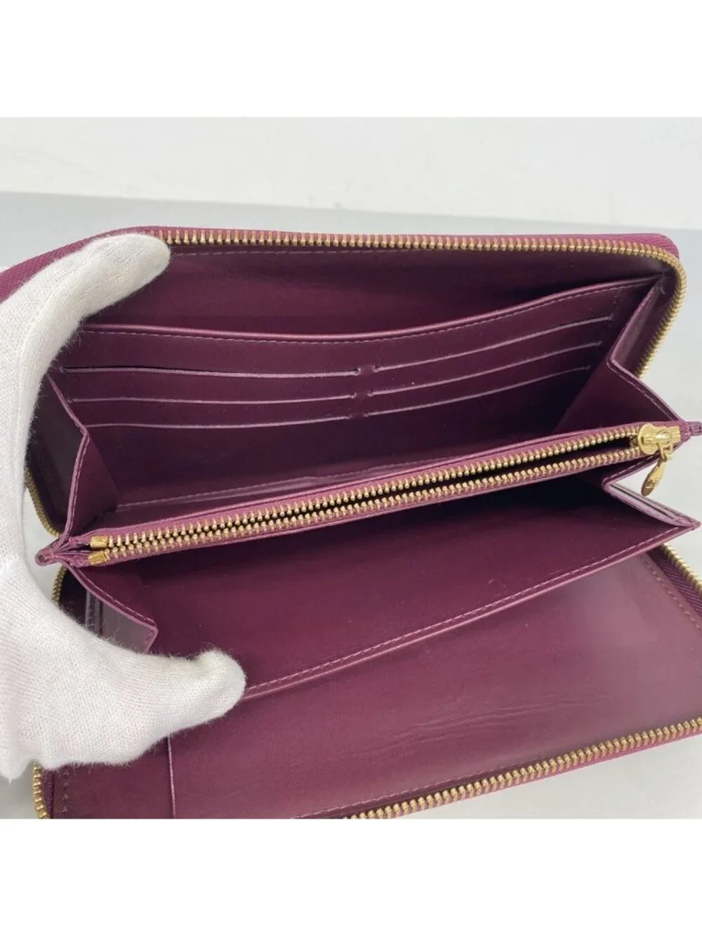 Louis Vuitton Wallet Vernis Zippy Violette - Picture 3 of 10